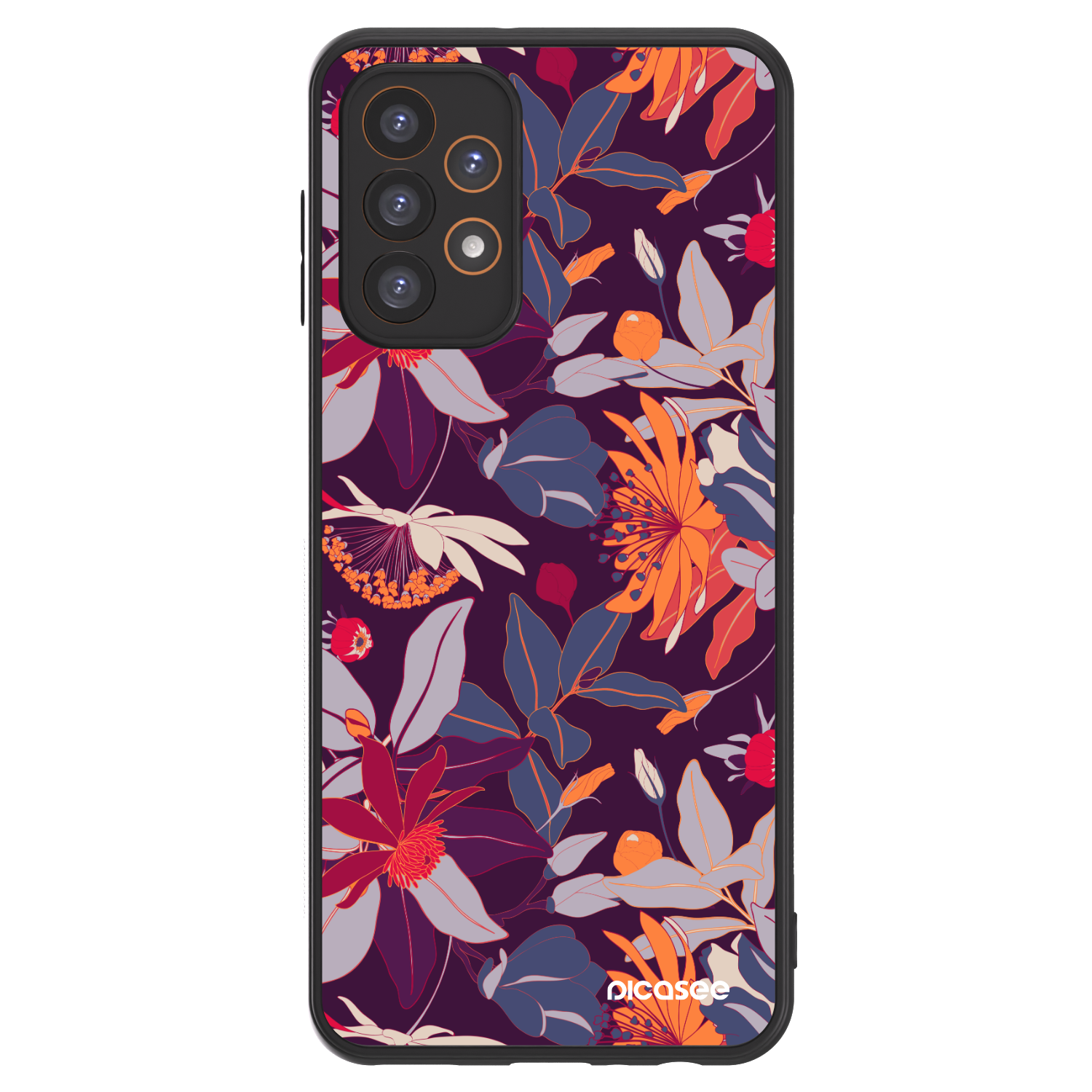Picasee ULTIMATE CASE pro Samsung Galaxy A23 A236B 5G - Purple Leaf