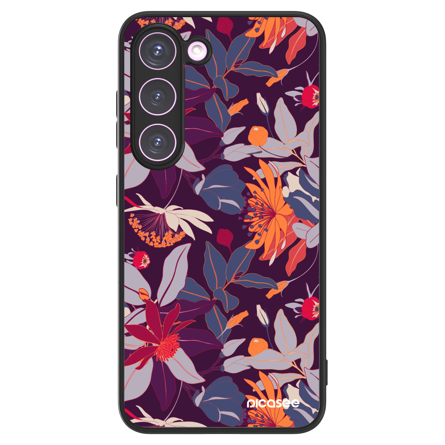 Picasee ULTIMATE CASE pro Samsung Galaxy S23 5G - Purple Leaf