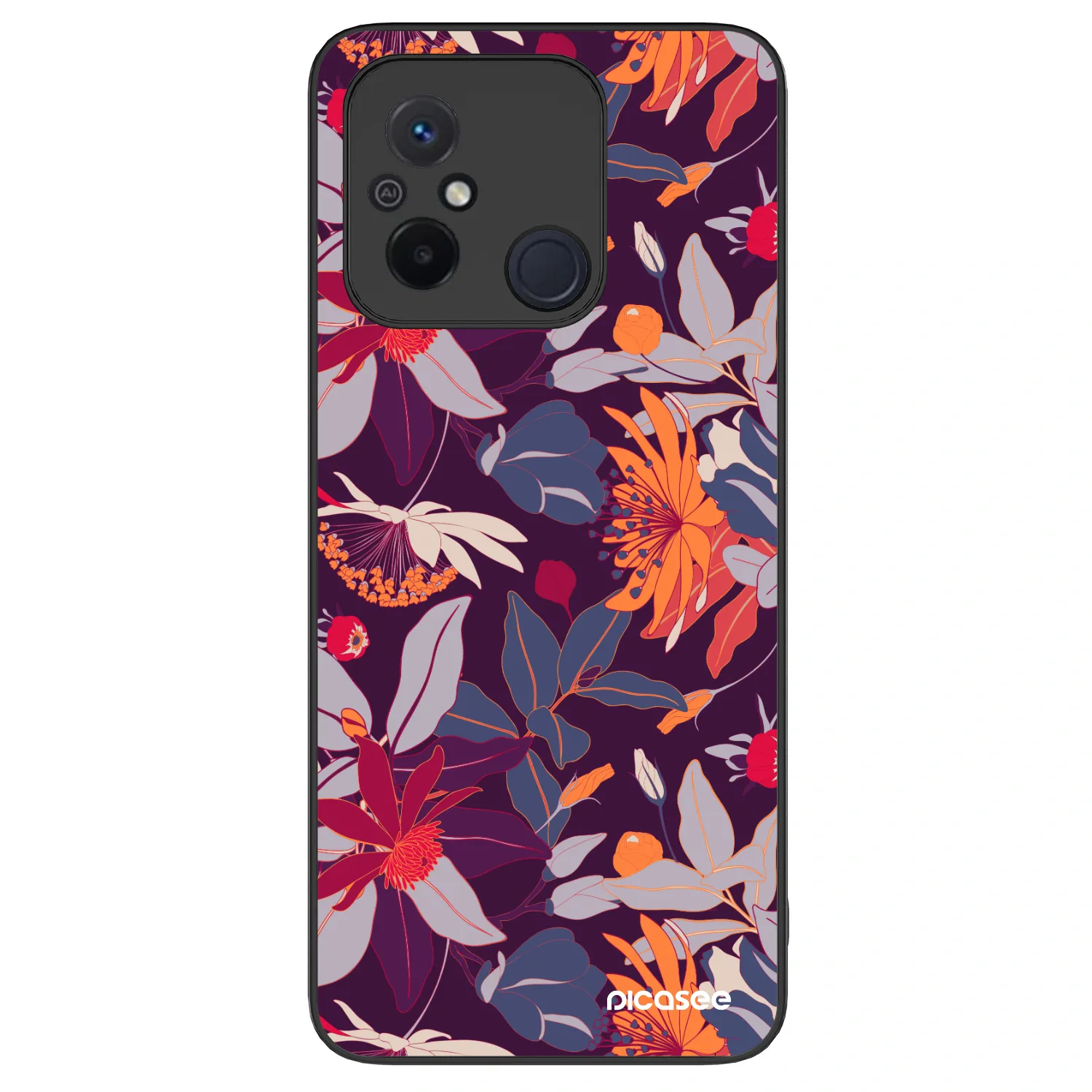 Picasee ULTIMATE CASE pro Xiaomi Redmi 12C - Purple Leaf
