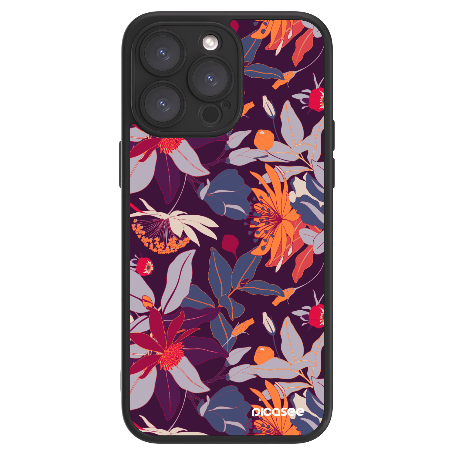 Picasee ULTIMATE CASE pro Apple iPhone 15 Pro Max - Purple Leaf