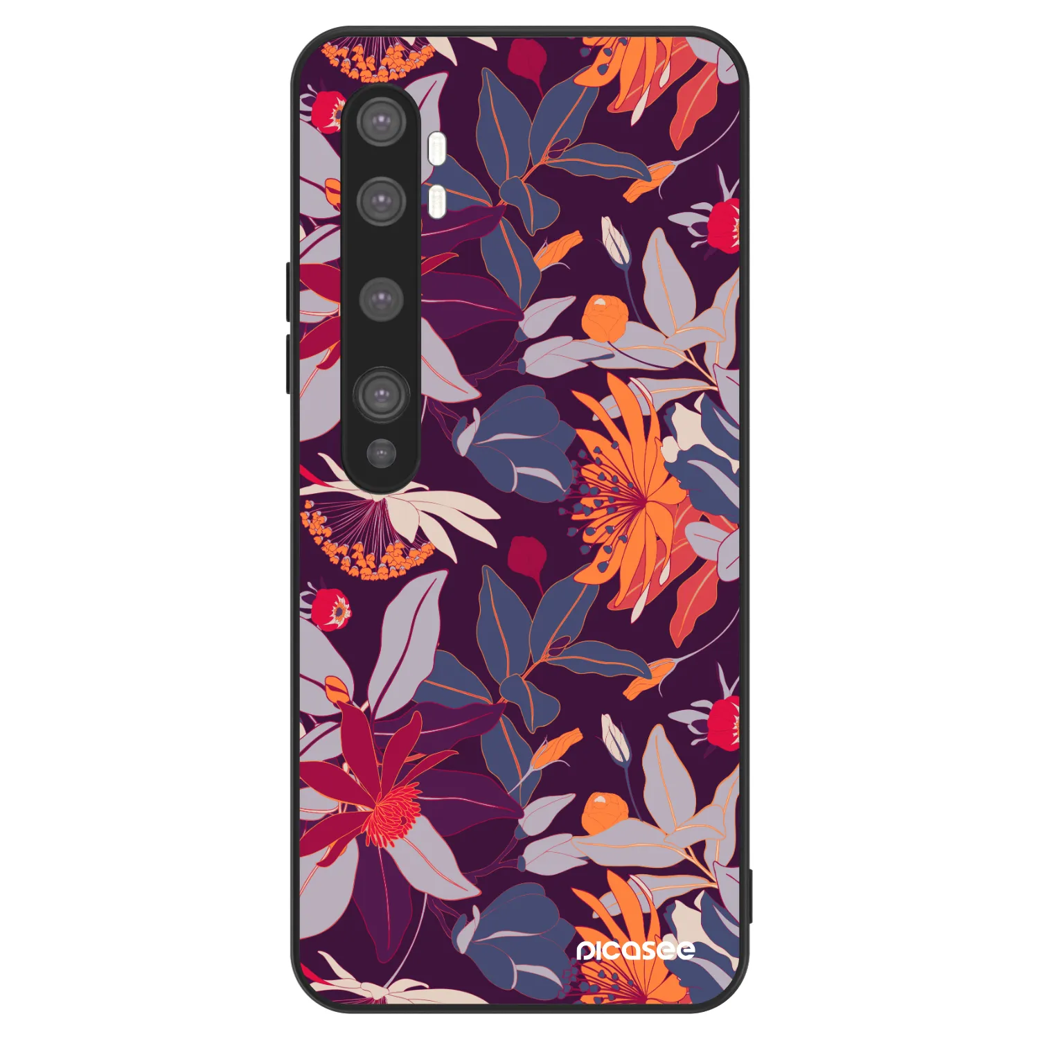 Picasee ULTIMATE CASE pro Xiaomi Mi Note 10 (Pro) - Purple Leaf