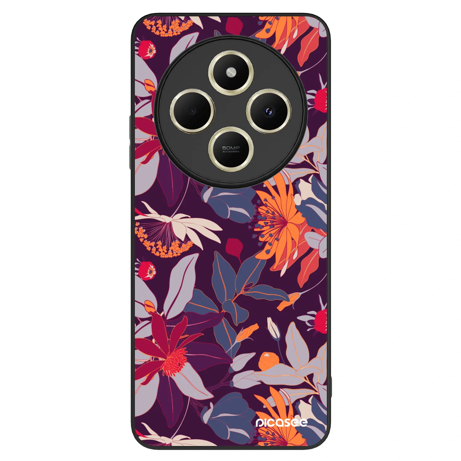 Picasee ULTIMATE CASE pro Xiaomi Redmi 14C - Purple Leaf