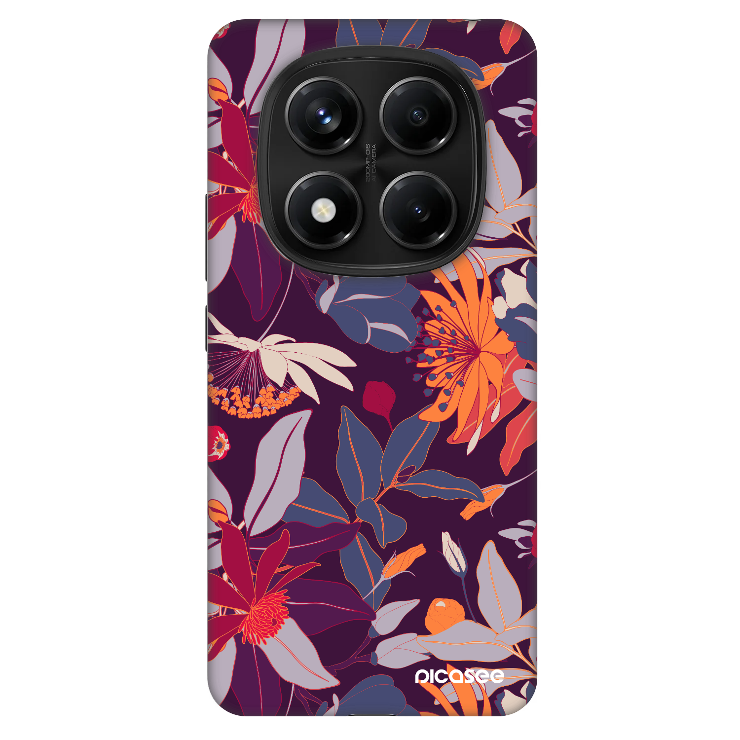 Picasee Fashion Case pro Xiaomi Redmi Note 14 Pro 5G - Purple Leaf