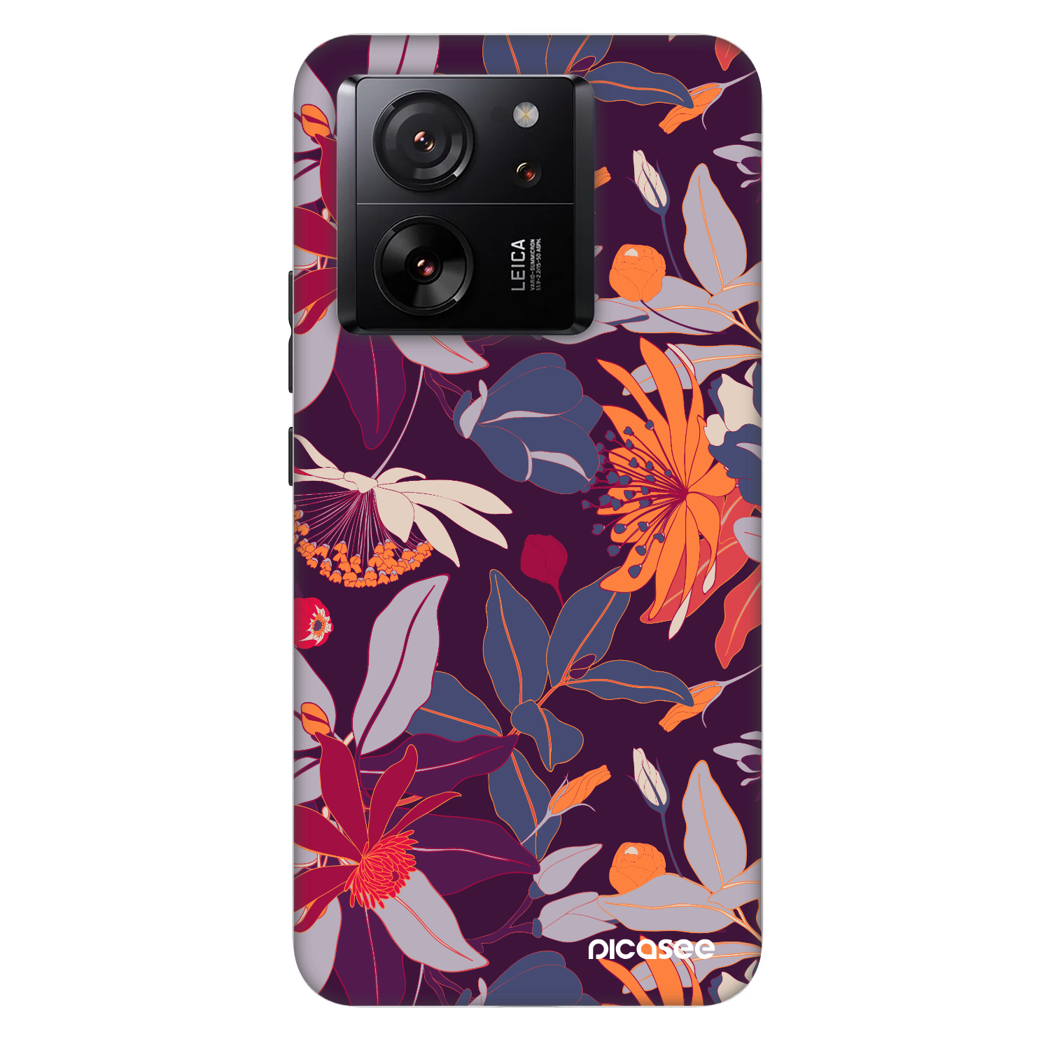 Picasee Fashion Case pro Xiaomi 13T - Purple Leaf