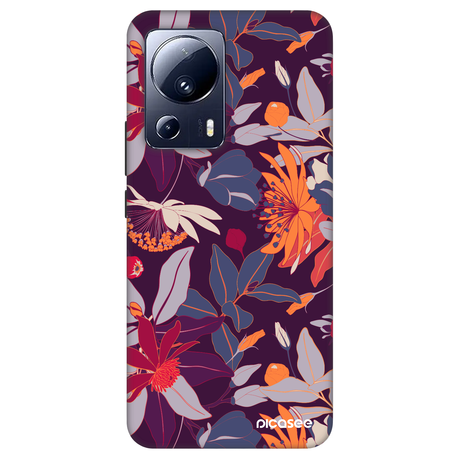 Picasee Fashion Case pro Xiaomi 13 Lite - Purple Leaf