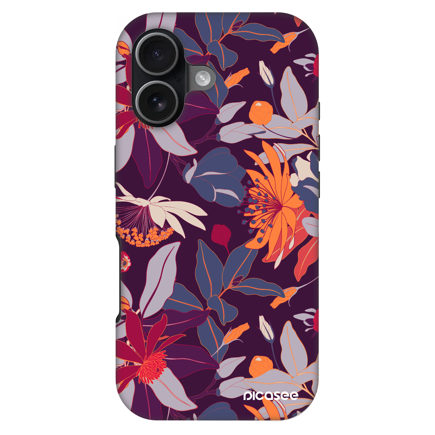 Picasee Fashion Case MagSafe Apple iPhone 17 - Purple Leaf