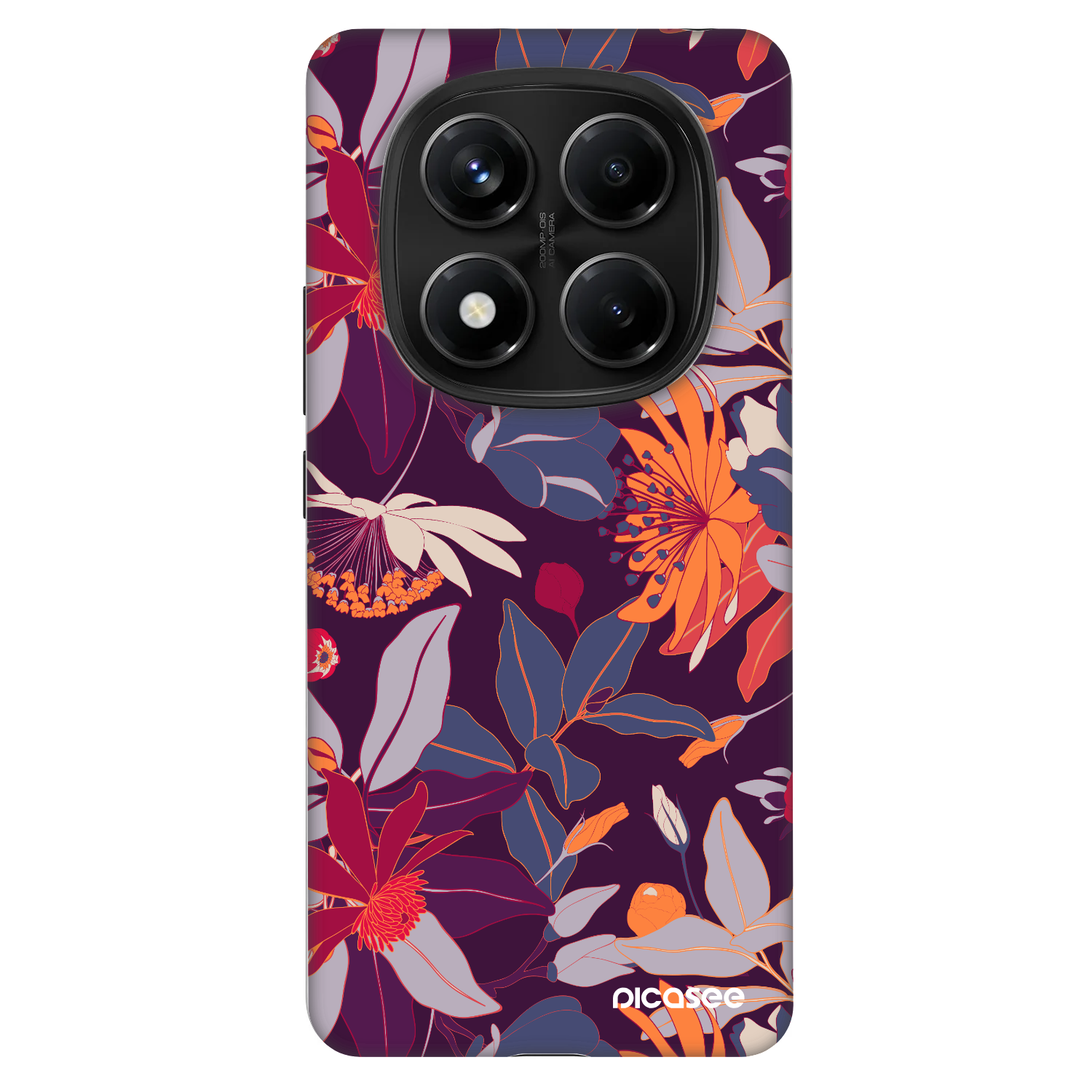 Picasee Fashion Case pro Xiaomi Redmi Note 14 Pro 4G - Purple Leaf