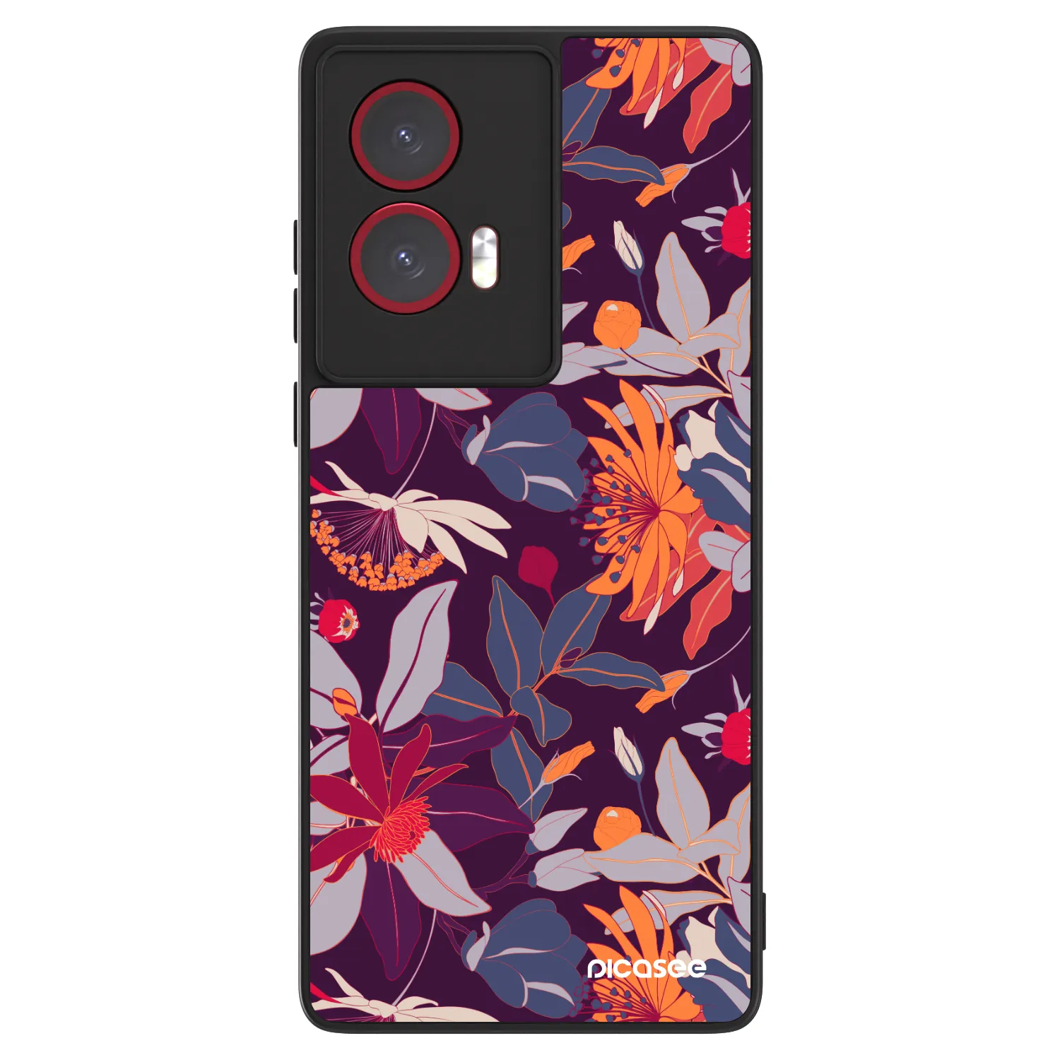 Picasee ULTIMATE CASE pro Motorola Edge 50 Fusion - Purple Leaf