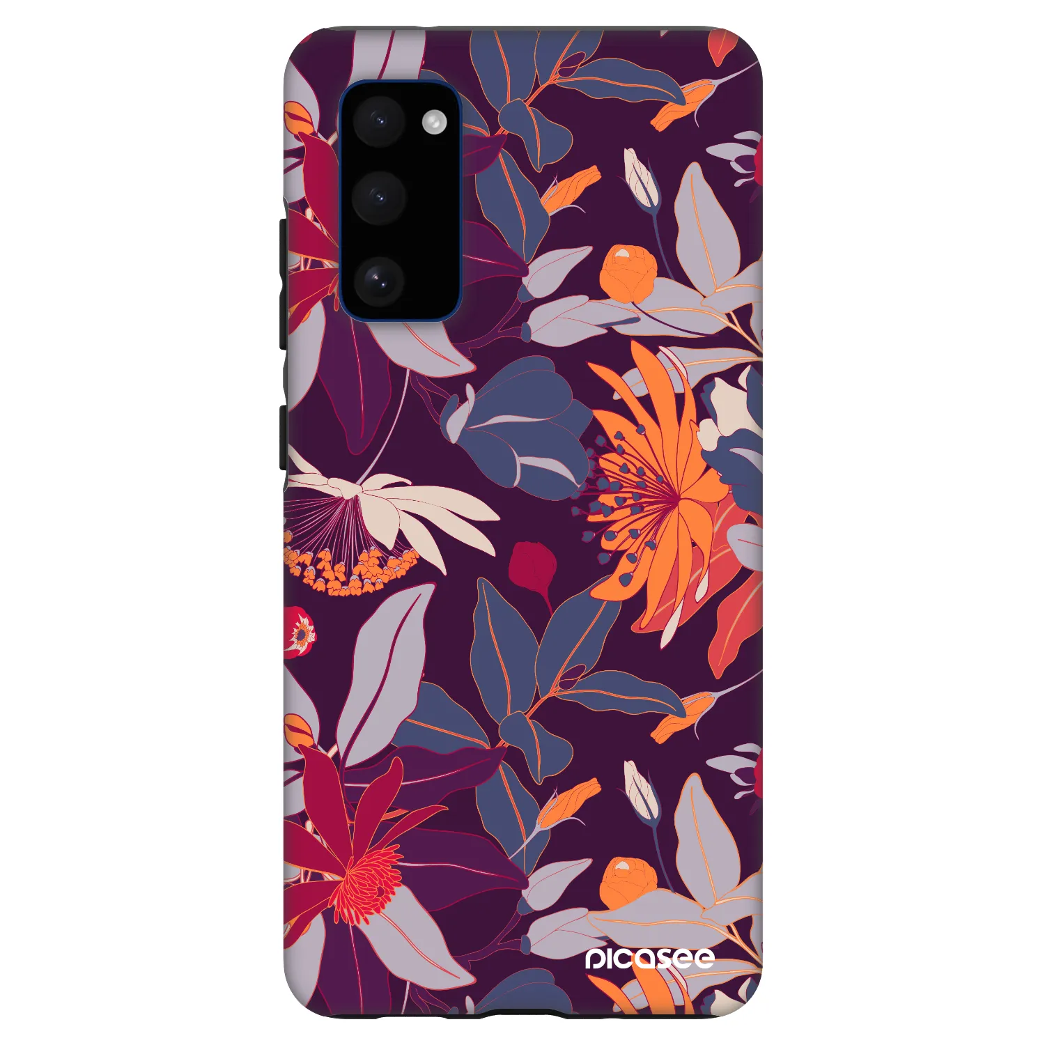 Picasee Fashion Case pro Samsung Galaxy S20 FE - Purple Leaf