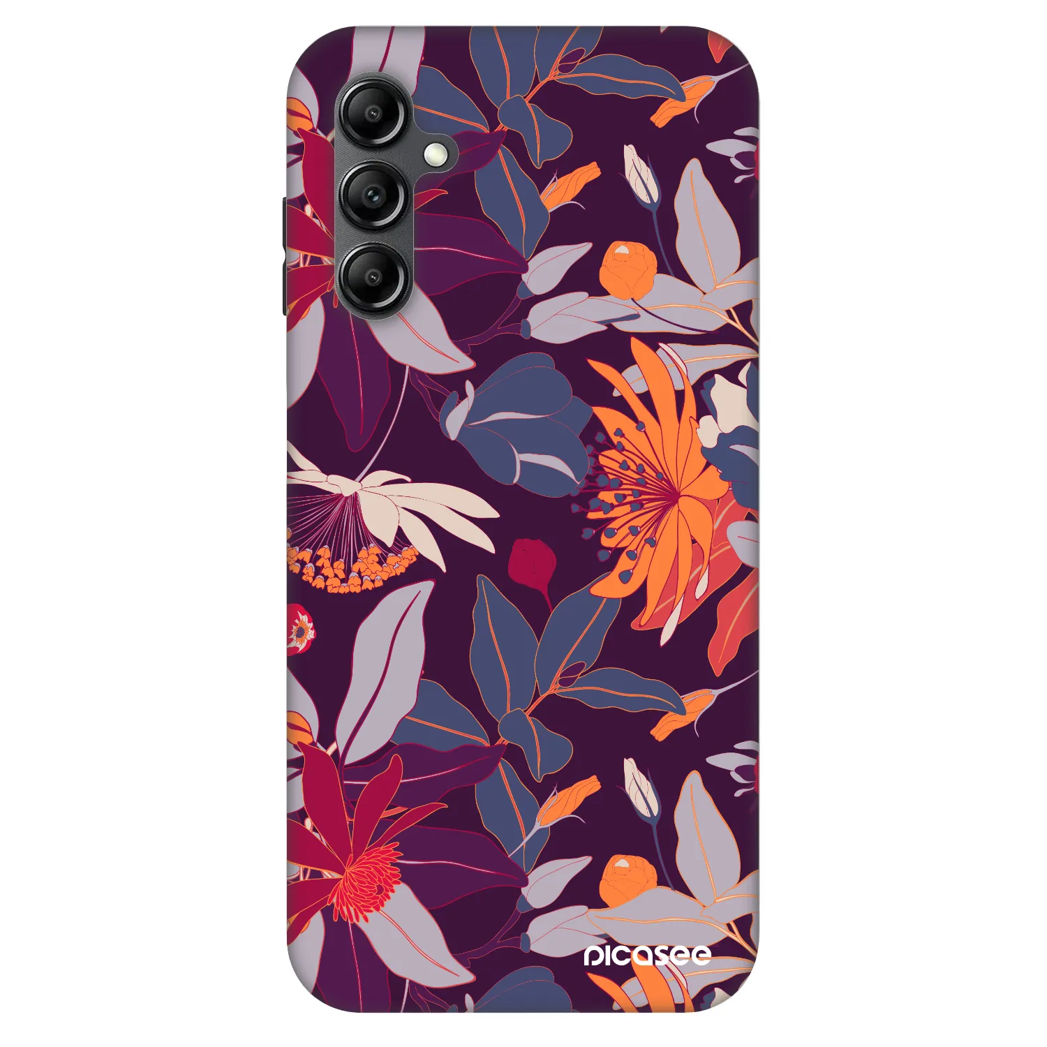 Picasee Fashion Case pro Samsung Galaxy A16 4G - Purple Leaf