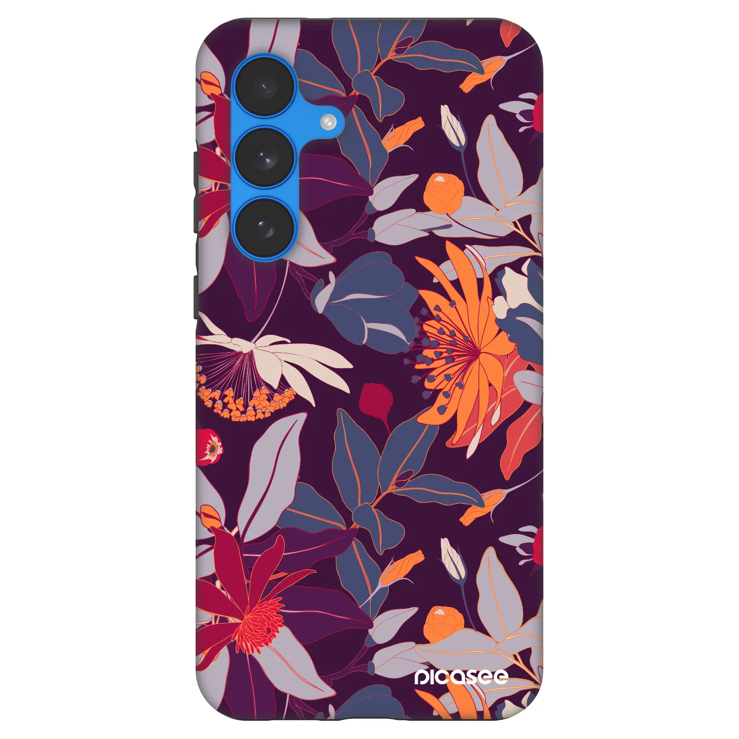 Picasee Fashion Case pro Samsung Galaxy S25 FE 5G - Purple Leaf