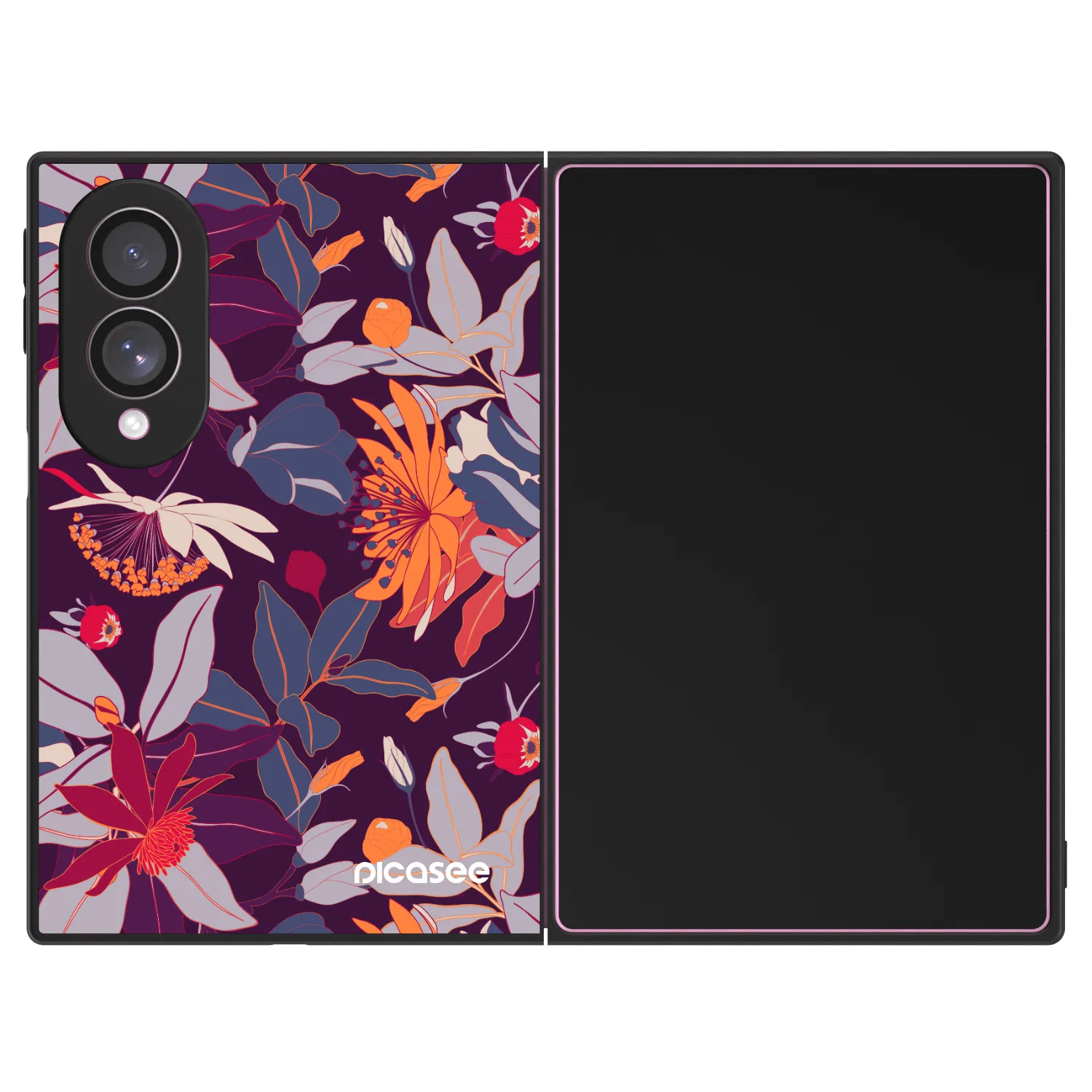 Picasee ULTIMATE CASE pro Samsung Galaxy Z Fold8 5G - Purple Leaf