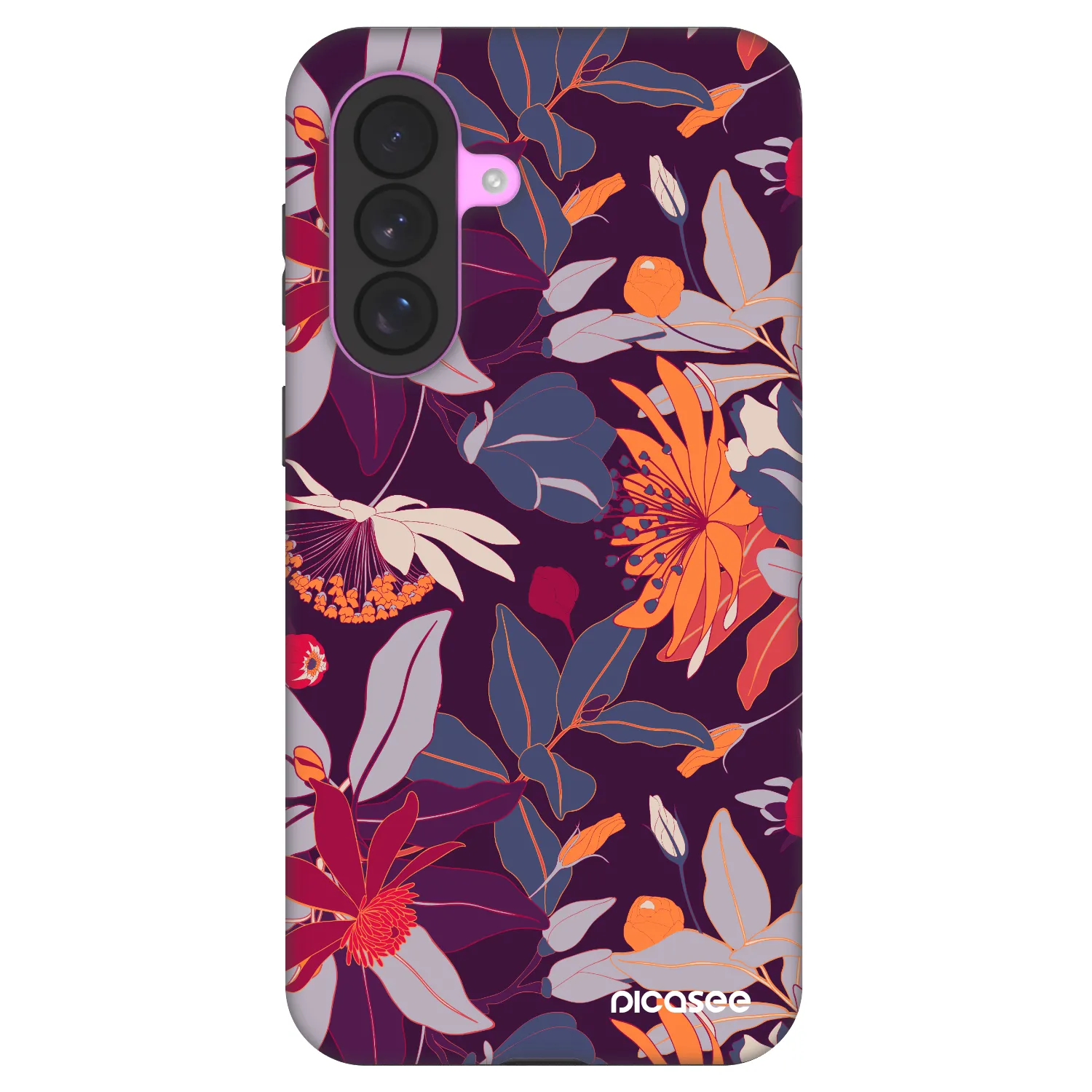 Picasee Fashion Case pro Samsung Galaxy A37 - Purple Leaf