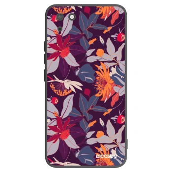 Obal pro Huawei Y5P - Purple Leaf