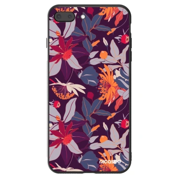 Obal pro Apple iPhone 7 Plus - Purple Leaf