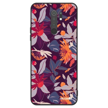Obal pro Xiaomi Redmi 9 - Purple Leaf