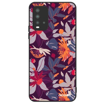 Obal pro Xiaomi Redmi 9T - Purple Leaf