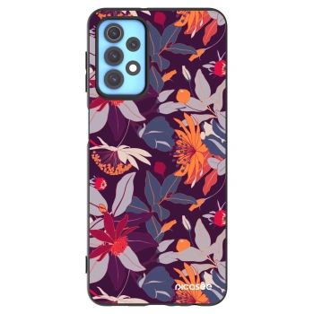 Obal pro Samsung Galaxy A32 4G SM-A325F - Purple Leaf