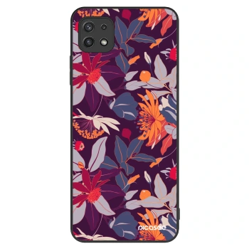Obal pro Samsung Galaxy A22 A226B 5G - Purple Leaf
