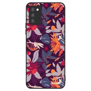 Obal pro Samsung Galaxy A02s A025G - Purple Leaf