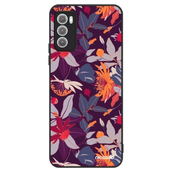Obal pro Motorola Moto G60 - Purple Leaf