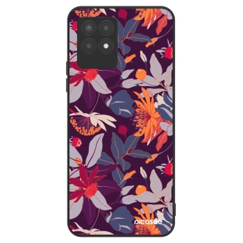 Obal pro Realme 8i - Purple Leaf