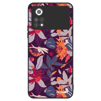 Obal pro Xiaomi Poco X4 Pro 5G - Purple Leaf