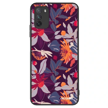 Obal pro Xiaomi Poco M3 - Purple Leaf