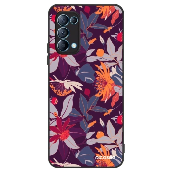 Obal pro OPPO Reno 5 5G - Purple Leaf