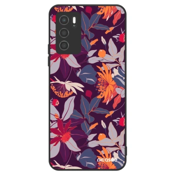 Obal pro OPPO A16s - Purple Leaf