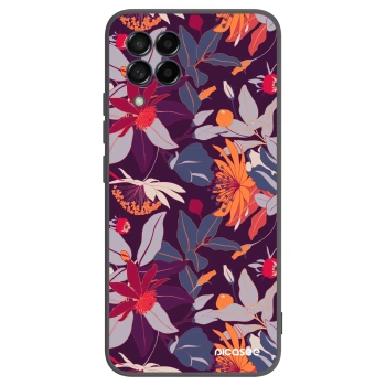 Obal pro Samsung Galaxy M53 5G - Purple Leaf