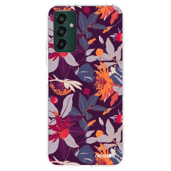 Obal pro Samsung Galaxy M23 5G - Purple Leaf