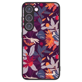 Picasee ULTIMATE CASE pro Samsung Galaxy S23 5G - Purple Leaf