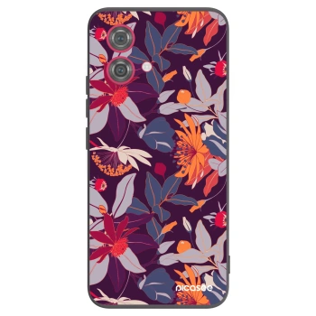 Obal pro Motorola Moto G84 5G - Purple Leaf