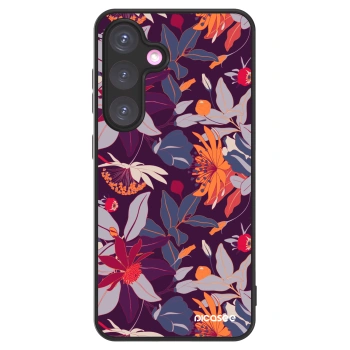 Picasee ULTIMATE CASE PowerShare pro Samsung Galaxy S24+ S926B 5G - Purple Leaf