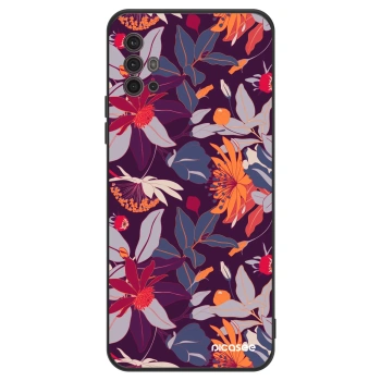 Obal pro Motorola Moto G30 - Purple Leaf