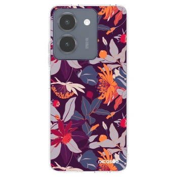 Obal pro Vivo Y36 4G - Purple Leaf
