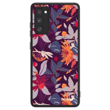 Picasee ULTIMATE CASE PowerShare pro Samsung Galaxy S20 FE - Purple Leaf