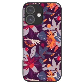 Picasee ULTIMATE CASE pro Apple iPhone 16 - Purple Leaf