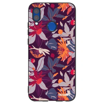 Obal pro Huawei P Smart 2019 - Purple Leaf