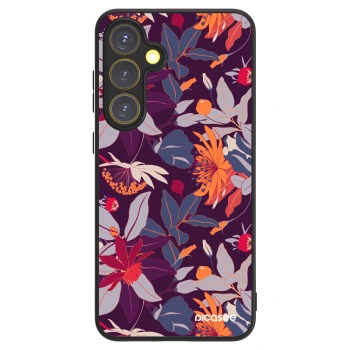 Picasee ULTIMATE CASE pro Samsung Galaxy S24 FE S721B - Purple Leaf