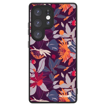 Picasee ULTIMATE CASE pro Samsung Galaxy S25 Ultra 5G - Purple Leaf