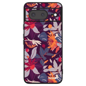 Obal pro Google Pixel 8a - Purple Leaf