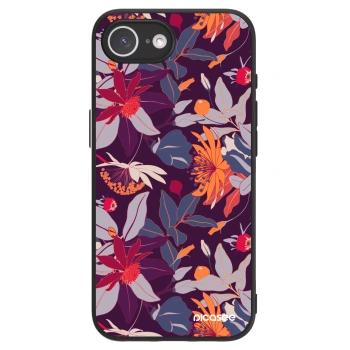 Picasee ULTIMATE CASE MagSafe pro Apple iPhone 16e - Purple Leaf