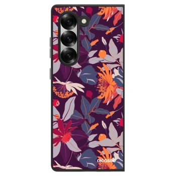 Obal pro Samsung Galaxy Z Fold6 5G - Purple Leaf