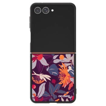 Obal pro Samsung Galaxy Z Flip7 5G - Purple Leaf