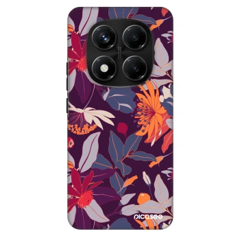 Obal pro Xiaomi Redmi Note 14 Pro+ 5G - Purple Leaf