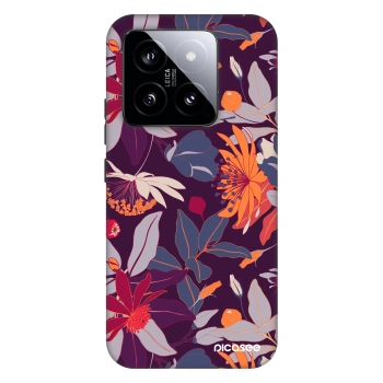 Obal pro Xiaomi 14 - Purple Leaf