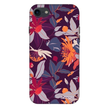 Obal pro Apple iPhone 7 - Purple Leaf