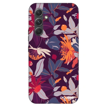 Obal pro Samsung Galaxy A54 5G A546B - Purple Leaf
